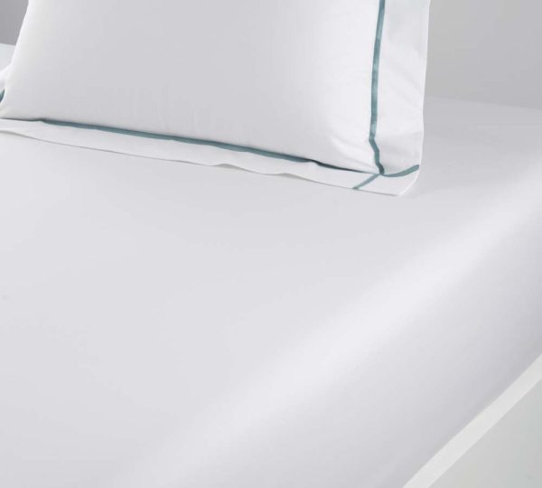 Roma White Fitted Sheet